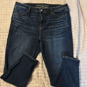 High rise crop jegging